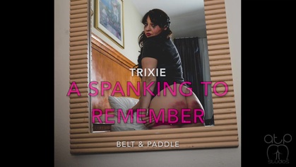 Trixie OTK Paddling - Bare Bruised Bouncing Bottom